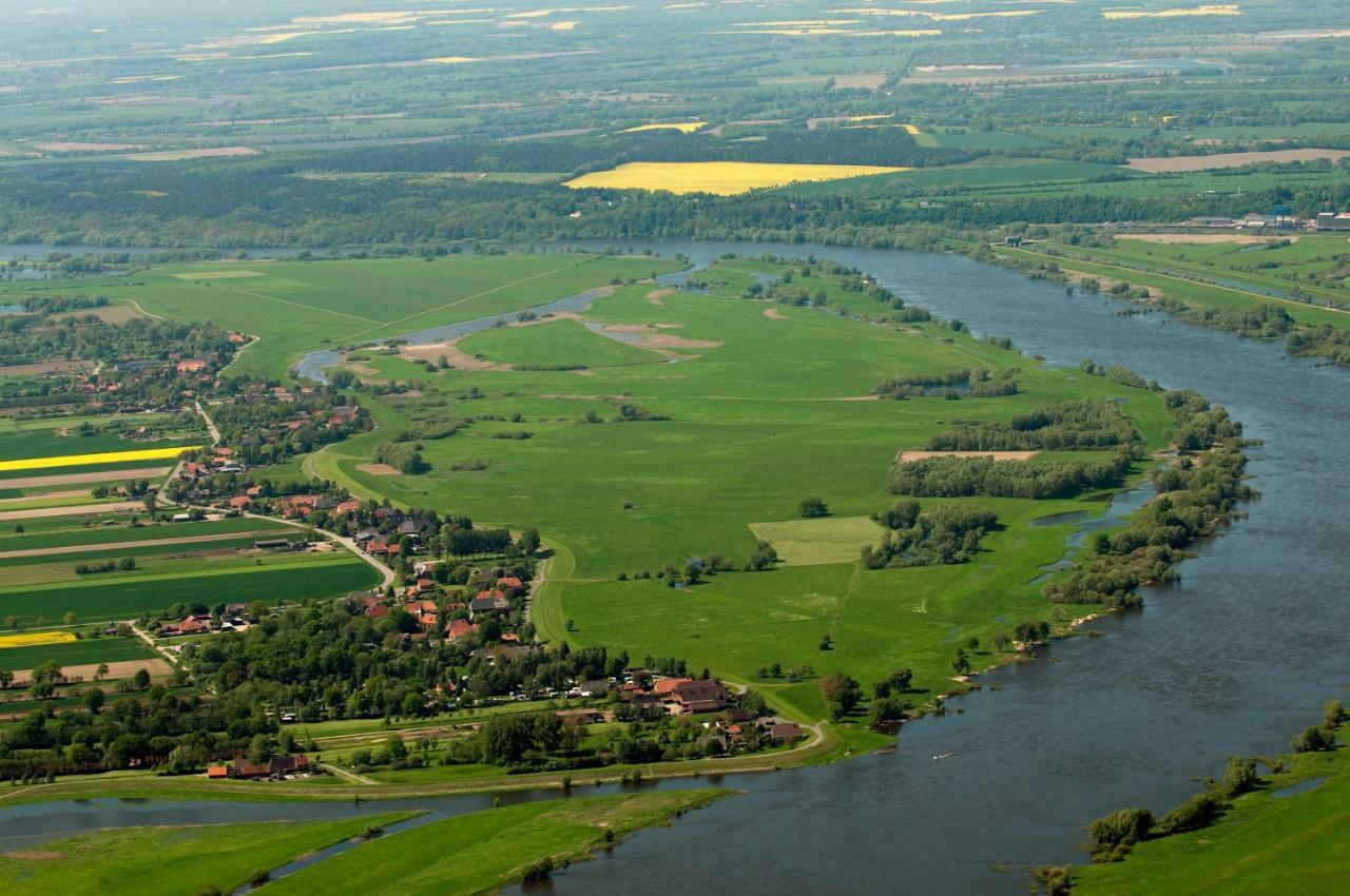 Ferienwohnung Am Elbdeich Блеккеде Экстерьер фото